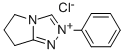6,7-二氢-2-苯基-5H-吡咯并[2,1-C]-1,2,4-三唑鎓氯化物 结构式
