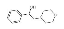 2-吗啉-4-基-1-苯基乙醇 结构式
