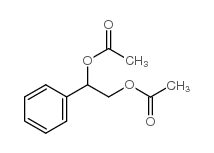 1-苯基-1,2-乙二醇二乙酸盐 结构式