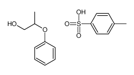 1-Propanol, 2-phenoxy-, 4-methylbenzenesulfonate 结构式