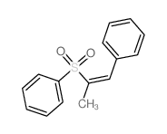 Benzene,[[(1E)-1-methyl-2-phenylethenyl]sulfonyl]- 结构式