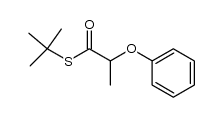 2-苯氧基丙硫代酸-S-叔丁酯 结构式