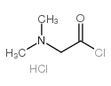 2-(二甲基氨基)乙酰氯盐酸盐 结构式
