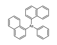 Arsine, di-1-naphthalenylphenyl- 结构式