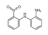 N-(2-硝基苯基)-1,2-苯二胺 结构式