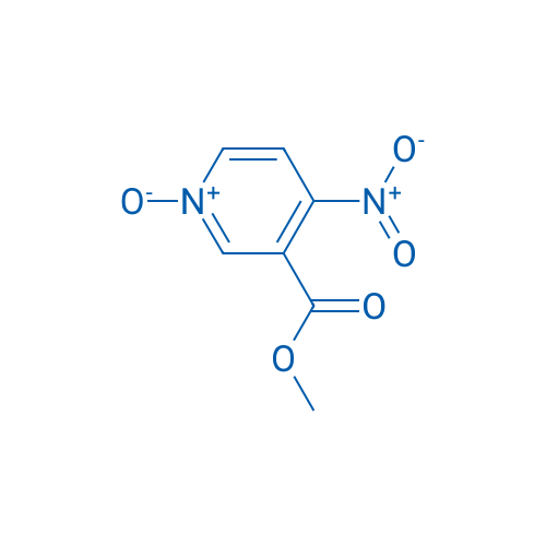 methyl 4-nitronicotinate 1-oxide (en)3-Pyridinecarboxylic acid 结构式