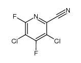 3,5-二氯-4,6-氟吡啶-2-甲腈 结构式