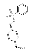 2,5-Cyclohexadiene-1,4-dione, oxime O-(phenylsulfonyl)oxime (9CI) 结构式