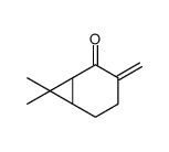 Bicyclo[4.1.0]heptan-2-one, 7,7-dimethyl-3-methylene-, (1S,6R)- 结构式
