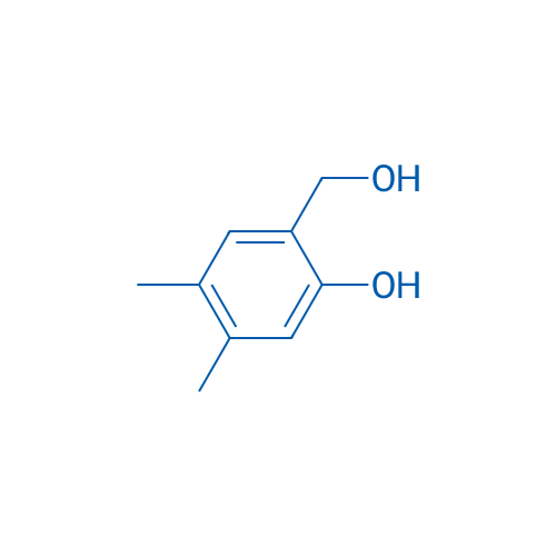 2-(羟甲基)-4,5-二甲基苯酚 结构式