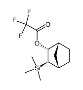 Acetic acid, trifluoro-, 3-(trimethylsilyl)bicyclo[2.2.1]hept-2-yl ester, (endo,endo)- (9CI) 结构式