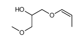 2-Propanol, 1-methoxy-3-(1-propen-1-yloxy)- 结构式