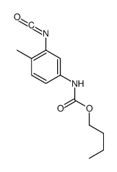 Carbamic acid, N-(3-isocyanato-4-methylphenyl)-, butyl ester 结构式