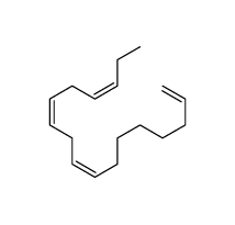 (8Z，11Z，14Z)-heptadeca-1,8,11,14-tetraene 结构式
