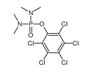 Bis(N,N-dimethylamino)-pentachloro-phenyl phosphate 结构式