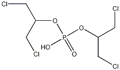 双(1,3-二氯-2-丙基)磷酸酯 结构式