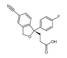 (S)-二甲氨基西酞普兰羧酸 结构式