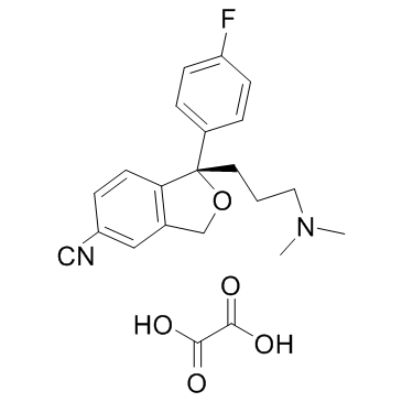 草酸右旋西酞普兰 结构式