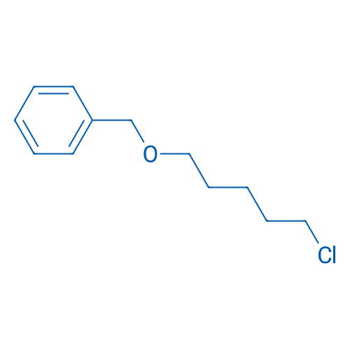 1-氯-5-苄氧基戊烷 结构式