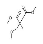 2-甲氧基-1,1-环丙烷二羧酸二甲酯 结构式