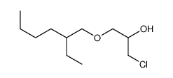 2-Propanol, 1-chloro-3-[(2-ethylhexyl)oxy]- 结构式