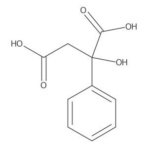 2-羟基-2-苯基丁二酸 结构式