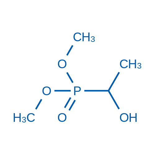 (1-羟乙基)膦酸二甲酯 结构式