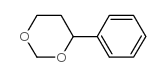 4-苯基-1,3-二氧杂环乙烷 结构式