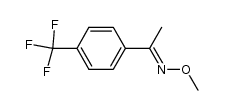 Ethanone, 1-[4-(trifluoromethyl)phenyl]-, O-methyloxime 结构式