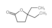 5,5-二乙基二氢-2(3H)-呋喃酮 结构式