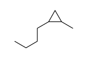 1-丁基-2-甲基环丙烷 结构式