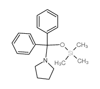 TRIMETHYL-[(2-PHENYLPHENYL)-PYRROLIDIN-1-YLMETHOXY]SILANE 结构式