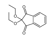 2,2-二乙氧基-1H-茚-1,3(2H)-二酮 结构式