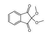 2,2-二甲氧基-1H-茚-1,3(2H)-二酮 结构式