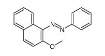 1-苯基偶氮-2-甲氧基萘 结构式