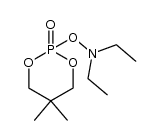 Ethanamine, N-[(5,5-dimethyl-2-oxido-1,3,2-dioxaphosphorinan-2-yl)oxy]-N-ethyl- (9CI) 结构式