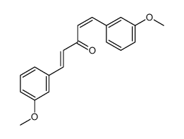 (1E,4E)-1,5-双(3-甲氧基苯基)-1,4-戊二烯-3-酮 结构式