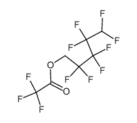 三氟乙酸-2,2,3,3,4,4,5,5-八氟戊酯 结构式