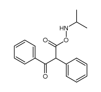 Benzenepropanoic acid, β-oxo-α-phenyl-, (1-methylethyl)azanyl ester 结构式