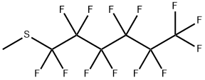 1,1,1,2,2,3,3,4,4,5,5,6,6-十三氟-6-(甲硫基)己烷 结构式