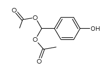 1-(4-羟基苯基)甲烷二基二乙酸酯 结构式
