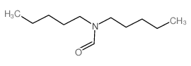 N,N-二戊基甲酰胺 结构式