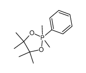 2,2-二氢-2,2,4,4,5,5-六甲基-2-苯基-1,3,2-二氧磷杂环戊烷 结构式