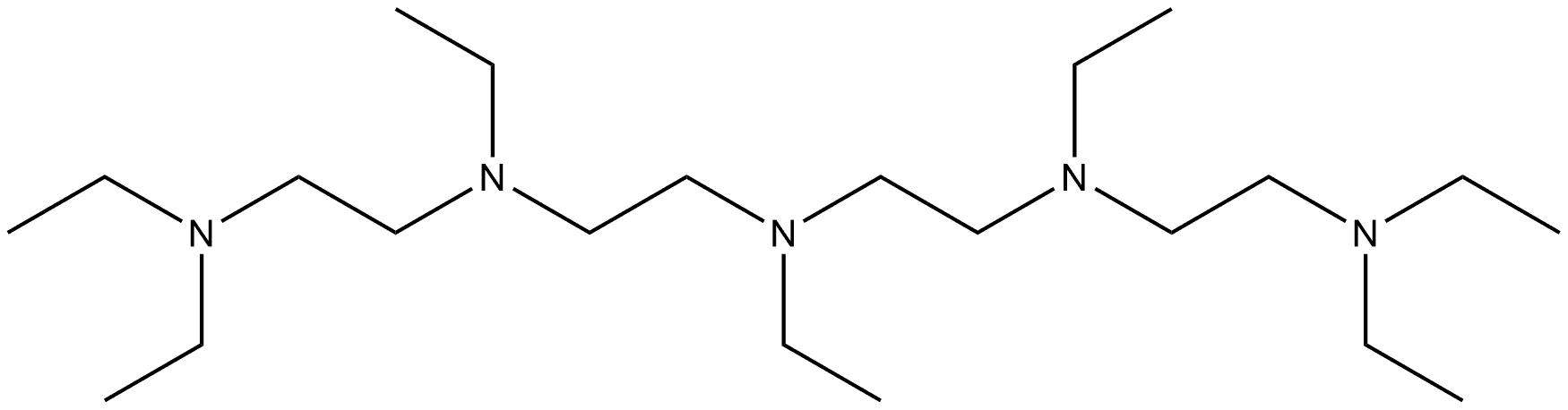 1,2-Ethanediamine, N1-[2-(diethylamino)ethyl]-N2-[2-[[2-(diethylamino)ethyl]ethylamino]ethyl]-N1,N2-diethyl- 结构式