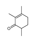 2-Cyclohexen-1-one, 2,3,6-trimethyl- 结构式