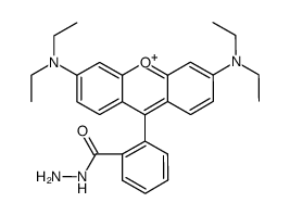 Xanthylium, 3,6-bis(diethylamino)-9-[2-(hydrazinylcarbonyl)phenyl]- 结构式