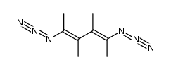 (2E,4E)-2,5-二叠氮基-3,4-甲基-2,4-己二烯 结构式