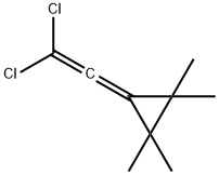 3-(2,2-二氯乙烯亚基)-1,1,2,2-四甲基环丙烷 结构式
