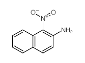 1-硝基-2-萘胺 结构式