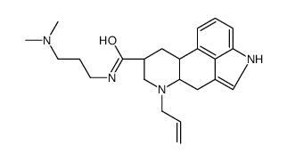 去乙基氨基甲酰卡麦角林 结构式